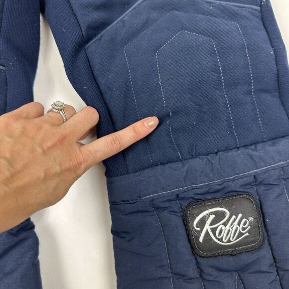 VTG Robbe Blue Ski Snowboard Pants Winter Foot Stirrups Made in USA 30" Waist - Picture 9 of 16